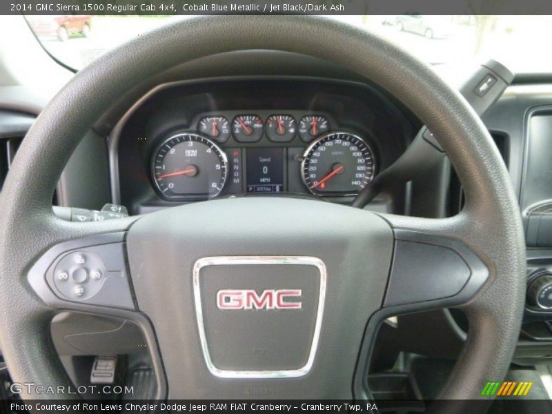 Cobalt Blue Metallic / Jet Black/Dark Ash 2014 GMC Sierra 1500 Regular Cab 4x4