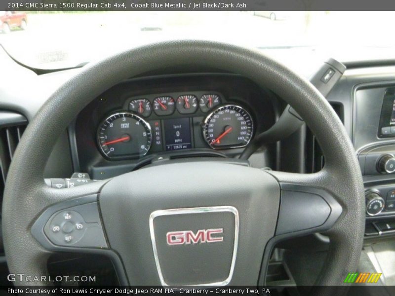 Cobalt Blue Metallic / Jet Black/Dark Ash 2014 GMC Sierra 1500 Regular Cab 4x4