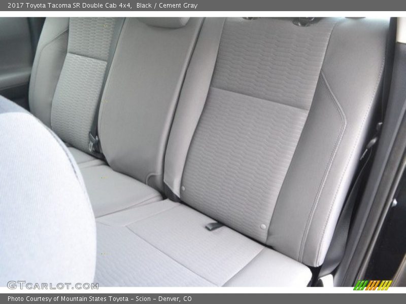 Black / Cement Gray 2017 Toyota Tacoma SR Double Cab 4x4