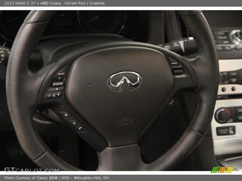Vibrant Red / Graphite 2013 Infiniti G 37 x AWD Coupe
