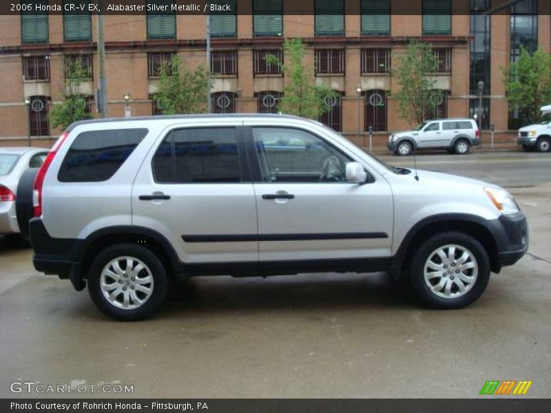 Alabaster Silver Metallic / Black 2006 Honda CR-V EX
