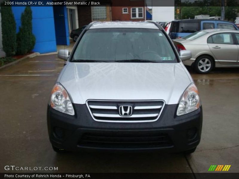Alabaster Silver Metallic / Black 2006 Honda CR-V EX
