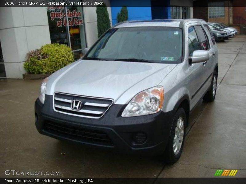 Alabaster Silver Metallic / Black 2006 Honda CR-V EX