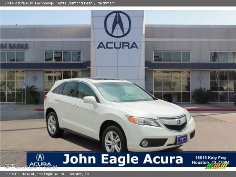 White Diamond Pearl / Parchment 2014 Acura RDX Technology