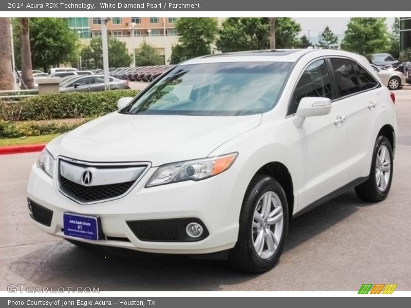 White Diamond Pearl / Parchment 2014 Acura RDX Technology