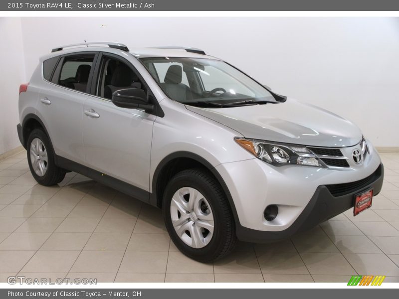 Classic Silver Metallic / Ash 2015 Toyota RAV4 LE