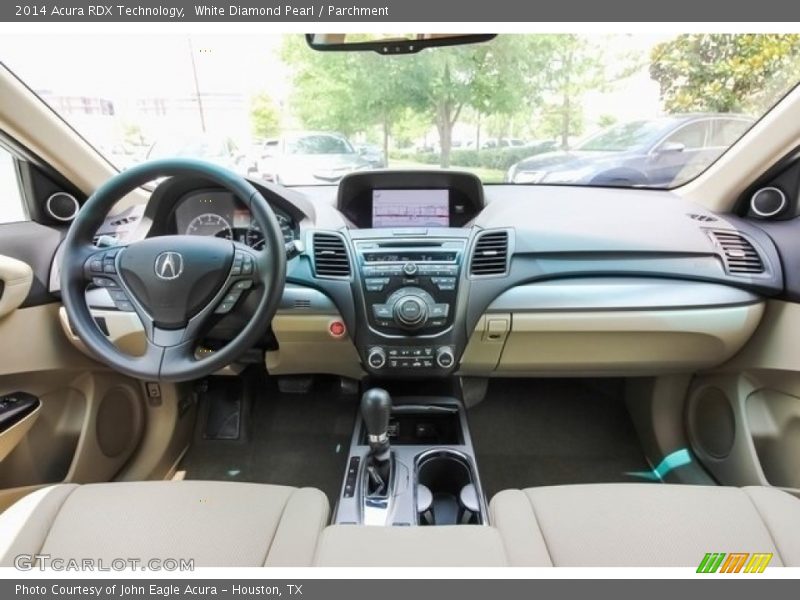 White Diamond Pearl / Parchment 2014 Acura RDX Technology
