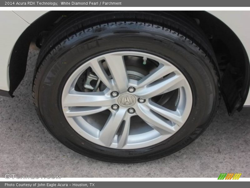White Diamond Pearl / Parchment 2014 Acura RDX Technology