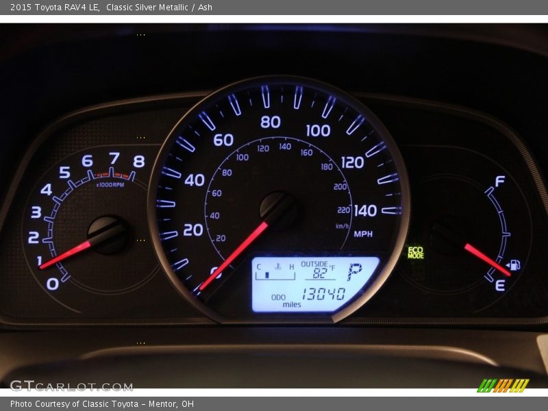 Classic Silver Metallic / Ash 2015 Toyota RAV4 LE