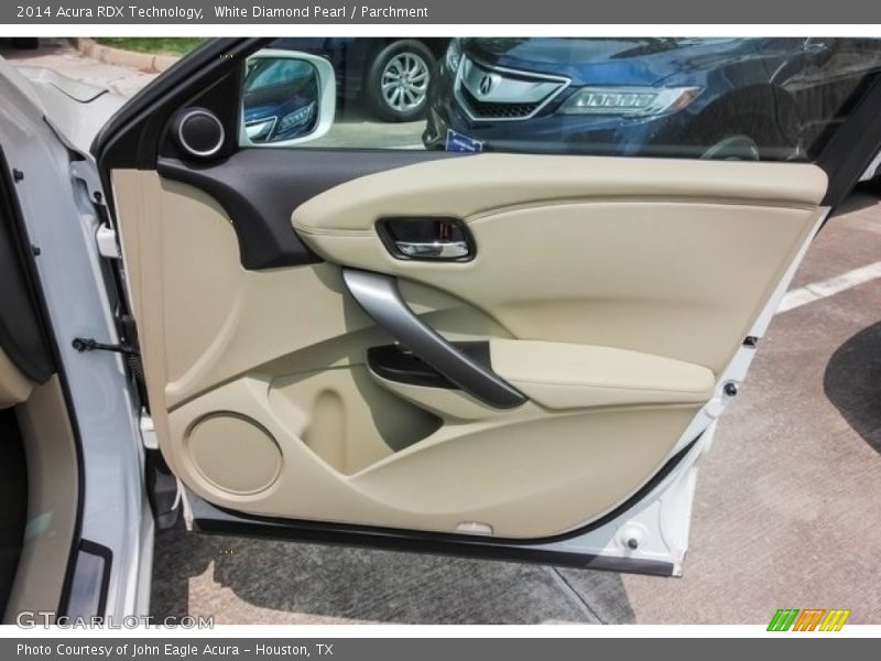 White Diamond Pearl / Parchment 2014 Acura RDX Technology