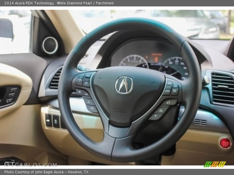 White Diamond Pearl / Parchment 2014 Acura RDX Technology