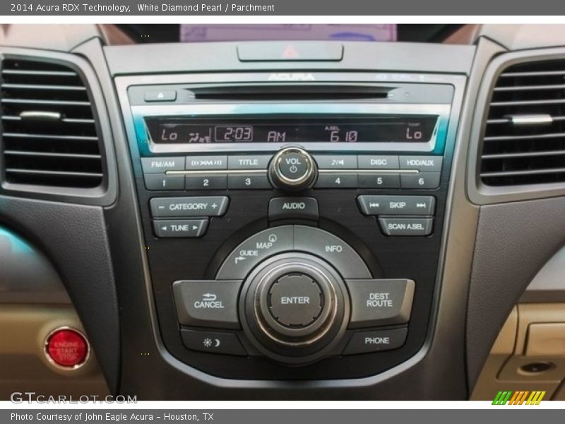 White Diamond Pearl / Parchment 2014 Acura RDX Technology