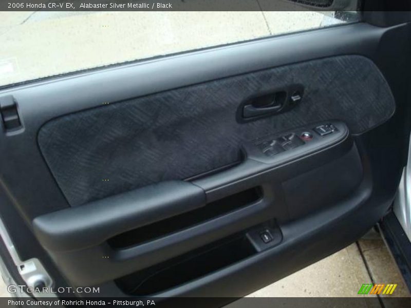 Alabaster Silver Metallic / Black 2006 Honda CR-V EX
