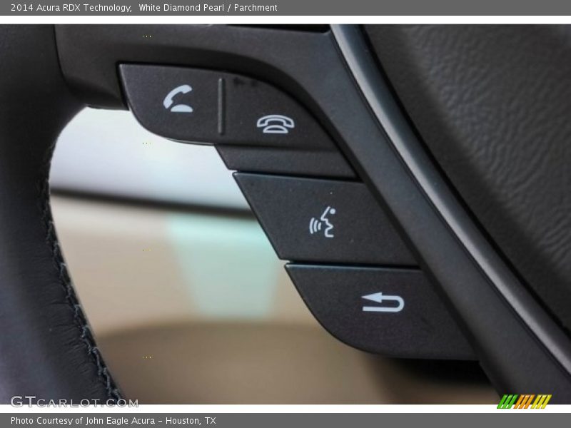 White Diamond Pearl / Parchment 2014 Acura RDX Technology