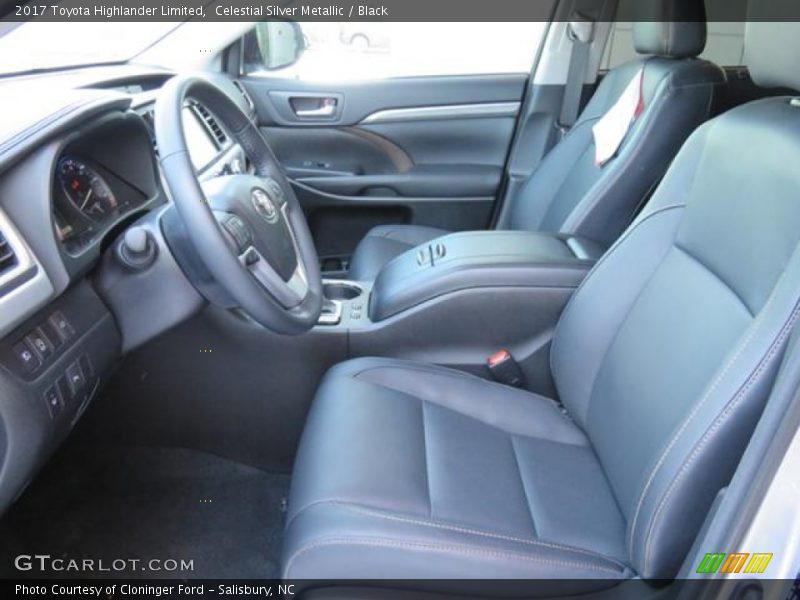 Celestial Silver Metallic / Black 2017 Toyota Highlander Limited