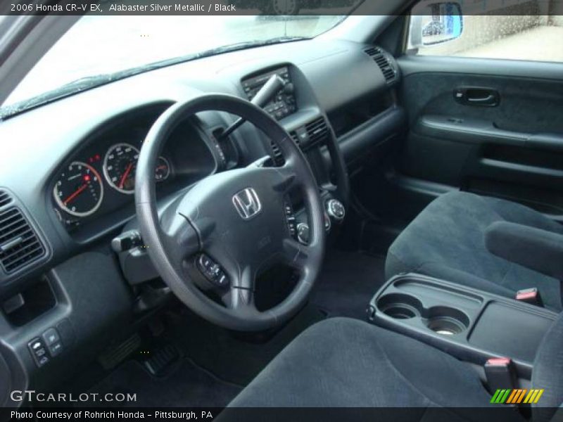 Alabaster Silver Metallic / Black 2006 Honda CR-V EX