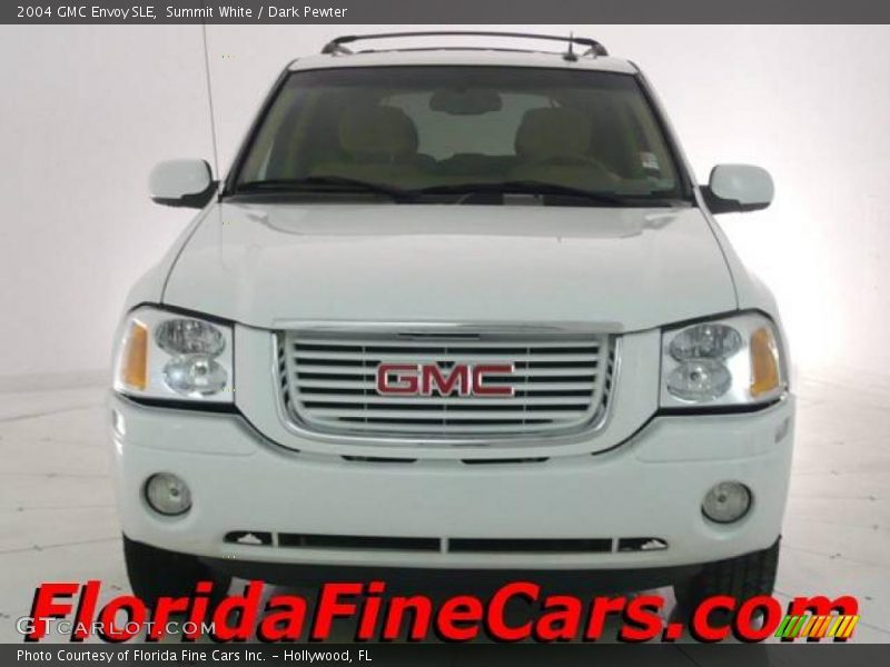 Summit White / Dark Pewter 2004 GMC Envoy SLE