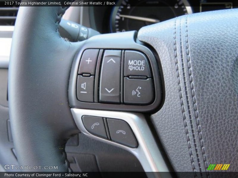 Celestial Silver Metallic / Black 2017 Toyota Highlander Limited