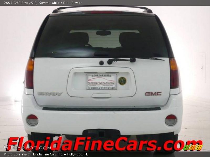 Summit White / Dark Pewter 2004 GMC Envoy SLE