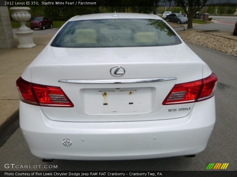 Starfire White Pearl / Parchment 2012 Lexus ES 350