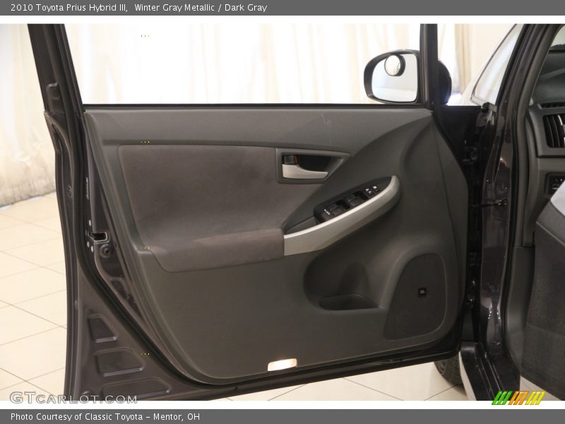 Winter Gray Metallic / Dark Gray 2010 Toyota Prius Hybrid III