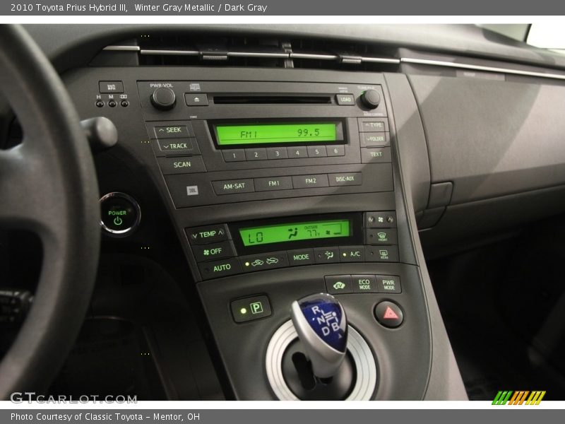 Winter Gray Metallic / Dark Gray 2010 Toyota Prius Hybrid III