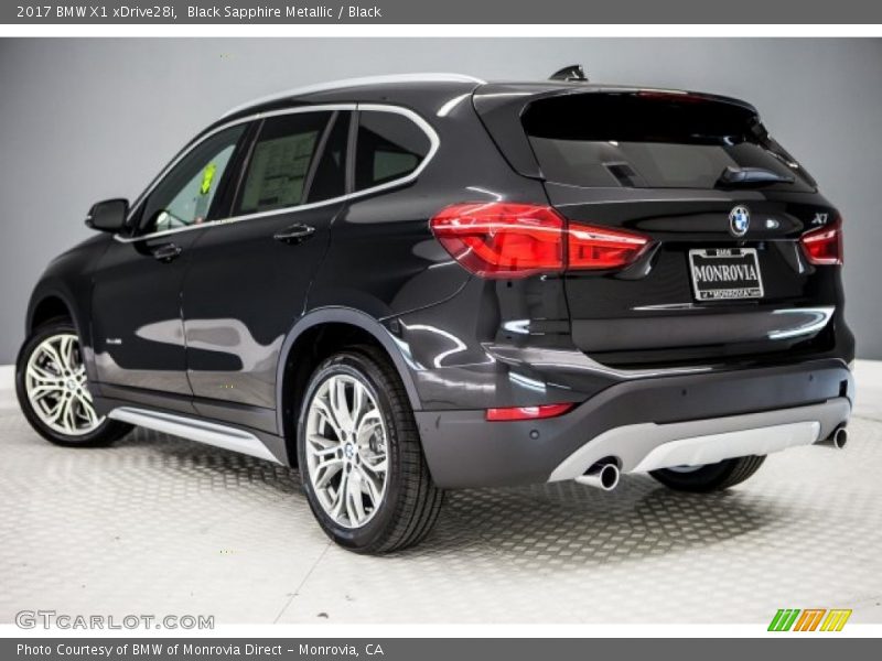 Black Sapphire Metallic / Black 2017 BMW X1 xDrive28i