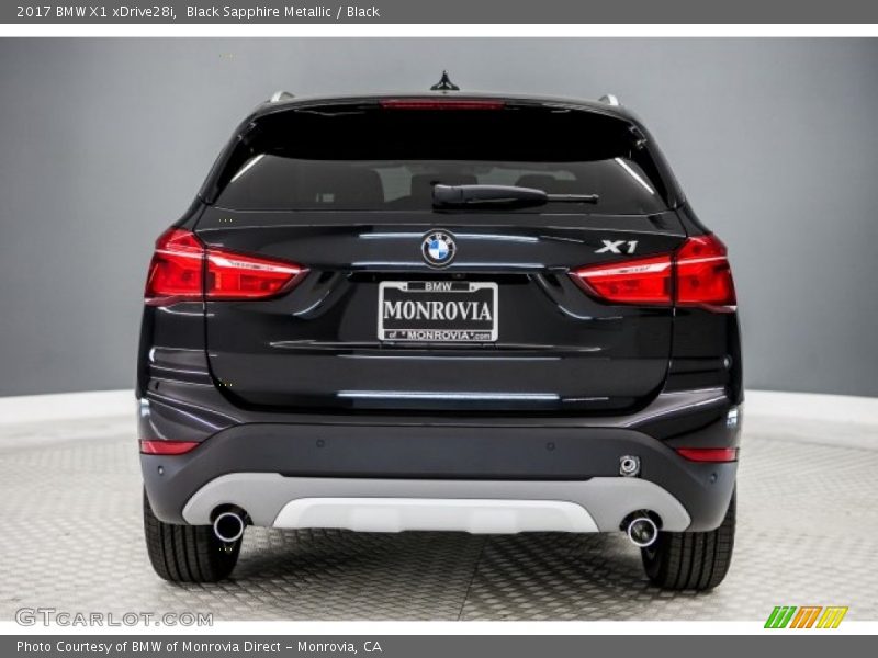 Black Sapphire Metallic / Black 2017 BMW X1 xDrive28i
