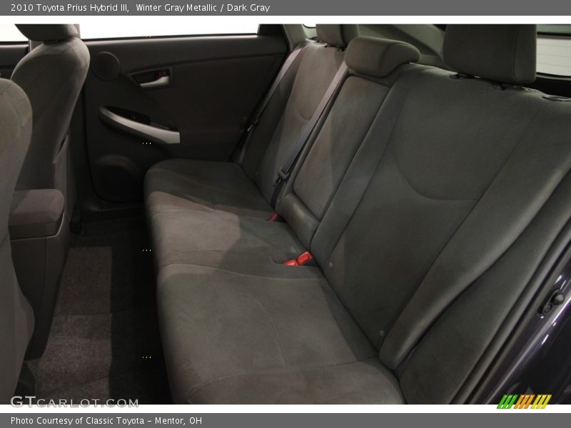Winter Gray Metallic / Dark Gray 2010 Toyota Prius Hybrid III
