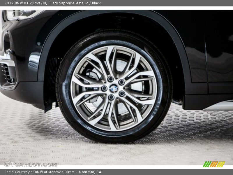 Black Sapphire Metallic / Black 2017 BMW X1 xDrive28i