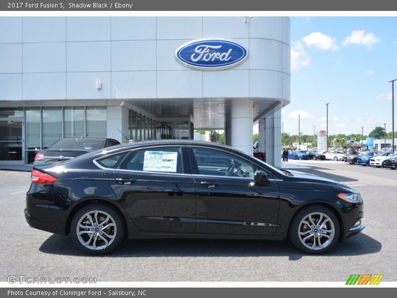 Shadow Black / Ebony 2017 Ford Fusion S