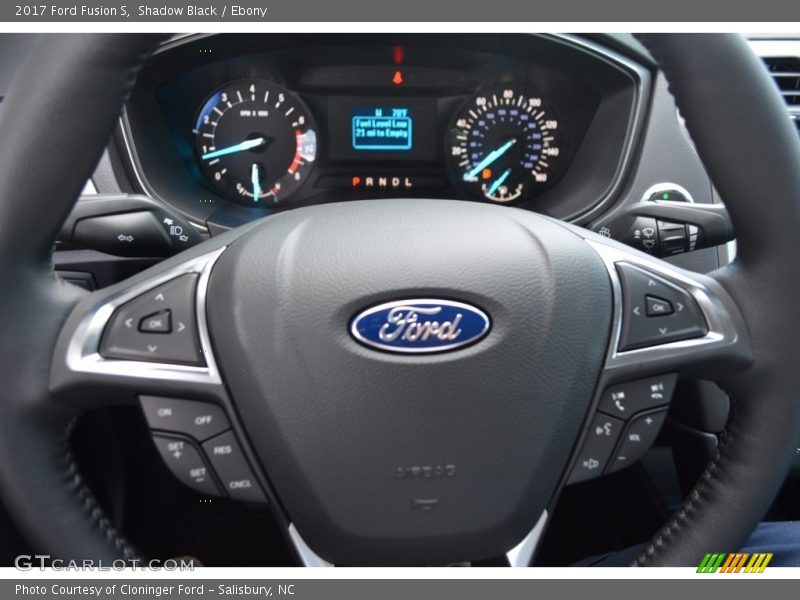 Shadow Black / Ebony 2017 Ford Fusion S