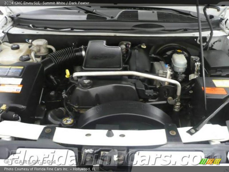 Summit White / Dark Pewter 2004 GMC Envoy SLE