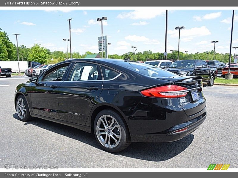 Shadow Black / Ebony 2017 Ford Fusion S