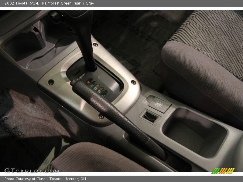Rainforest Green Pearl / Gray 2002 Toyota RAV4