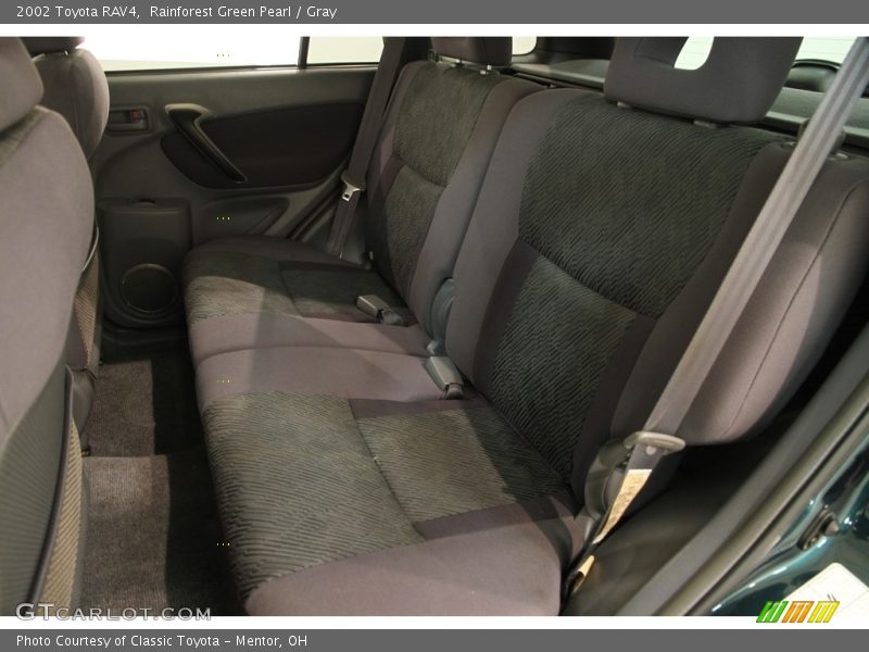 Rainforest Green Pearl / Gray 2002 Toyota RAV4