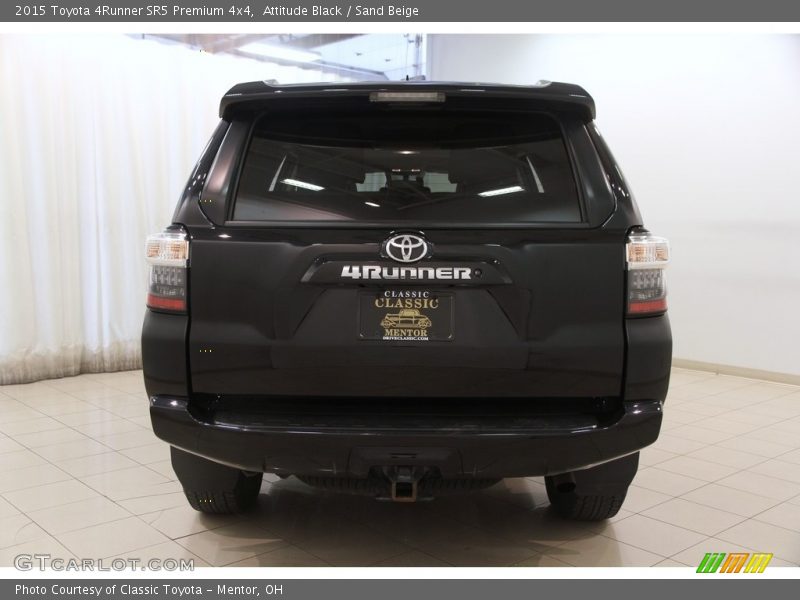 Attitude Black / Sand Beige 2015 Toyota 4Runner SR5 Premium 4x4