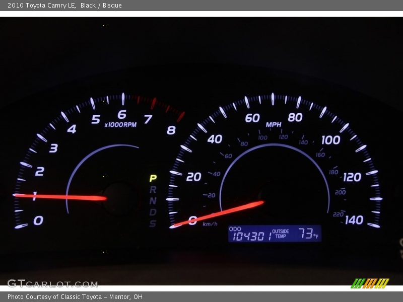 Black / Bisque 2010 Toyota Camry LE