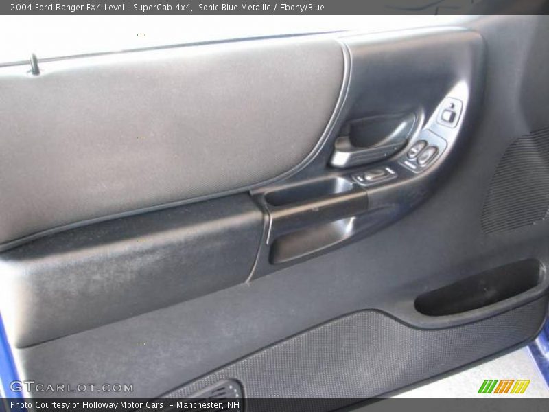 Sonic Blue Metallic / Ebony/Blue 2004 Ford Ranger FX4 Level II SuperCab 4x4
