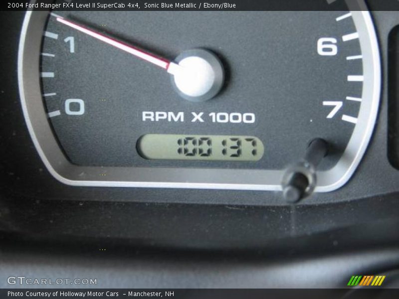 Sonic Blue Metallic / Ebony/Blue 2004 Ford Ranger FX4 Level II SuperCab 4x4