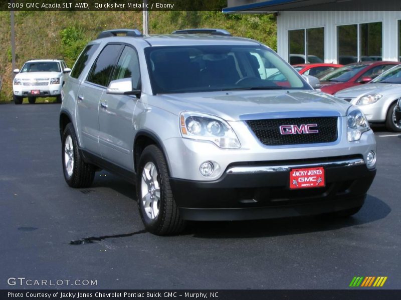 Quicksilver Metallic / Ebony 2009 GMC Acadia SLT AWD
