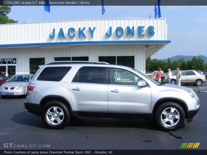 Quicksilver Metallic / Ebony 2009 GMC Acadia SLT AWD