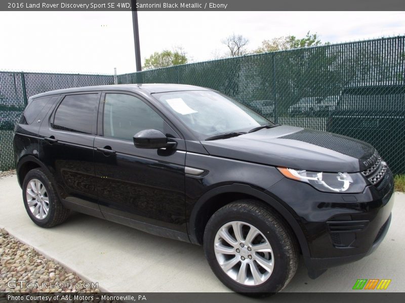 Santorini Black Metallic / Ebony 2016 Land Rover Discovery Sport SE 4WD