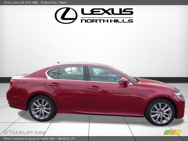 Riviera Red / Black 2013 Lexus GS 350 AWD