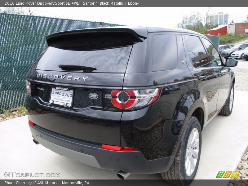 Santorini Black Metallic / Ebony 2016 Land Rover Discovery Sport SE 4WD