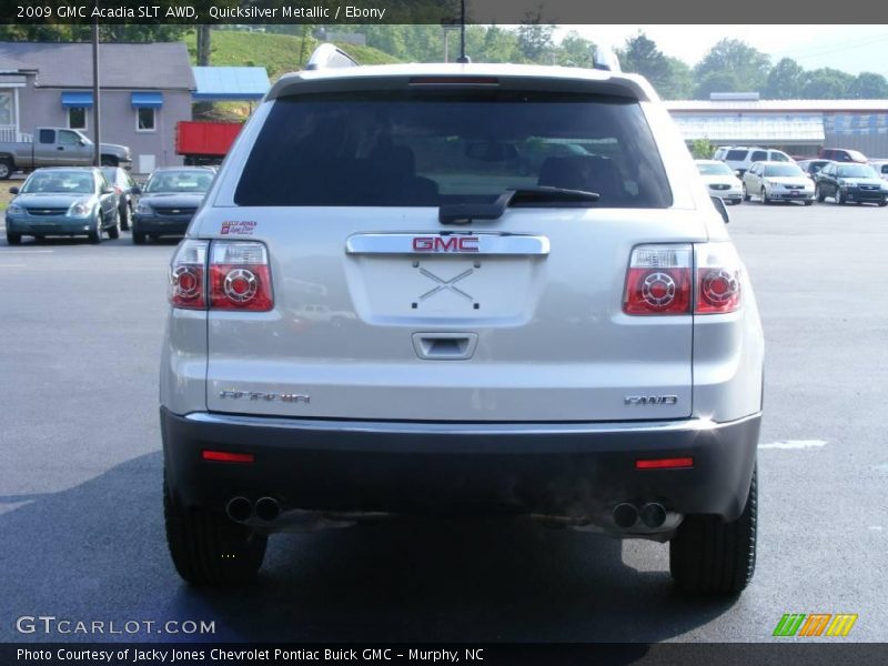 Quicksilver Metallic / Ebony 2009 GMC Acadia SLT AWD