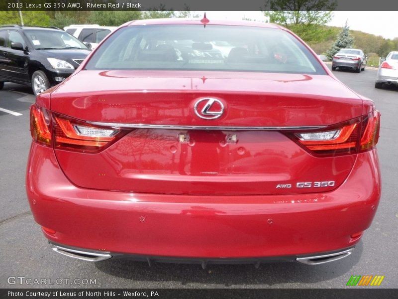 Riviera Red / Black 2013 Lexus GS 350 AWD