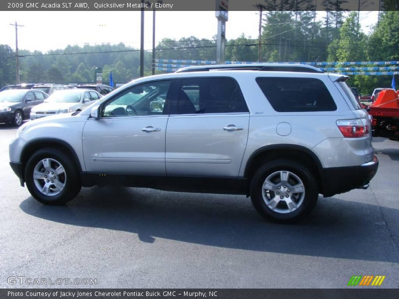Quicksilver Metallic / Ebony 2009 GMC Acadia SLT AWD
