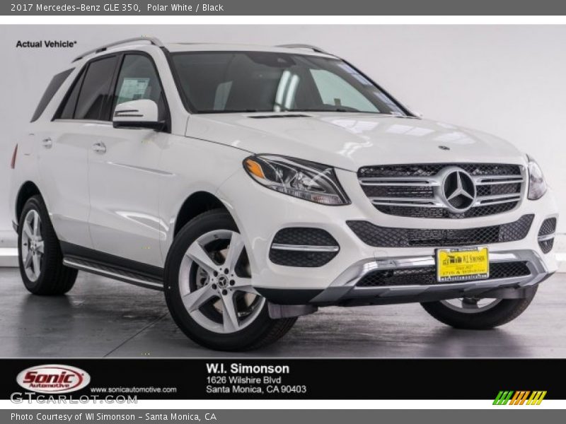 Polar White / Black 2017 Mercedes-Benz GLE 350