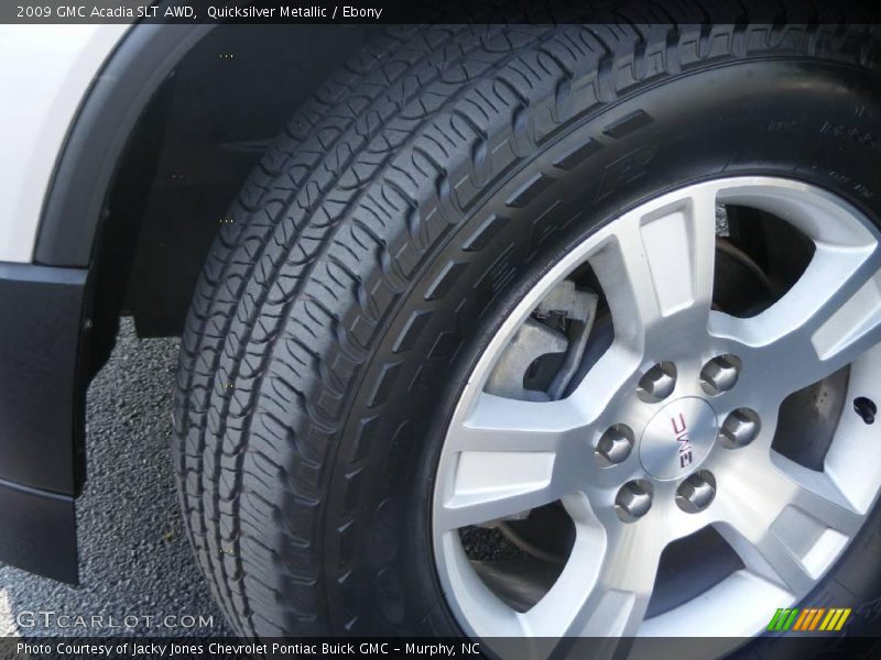 Quicksilver Metallic / Ebony 2009 GMC Acadia SLT AWD